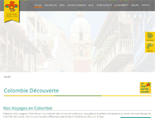 Tablet Screenshot of colombie-decouverte.com